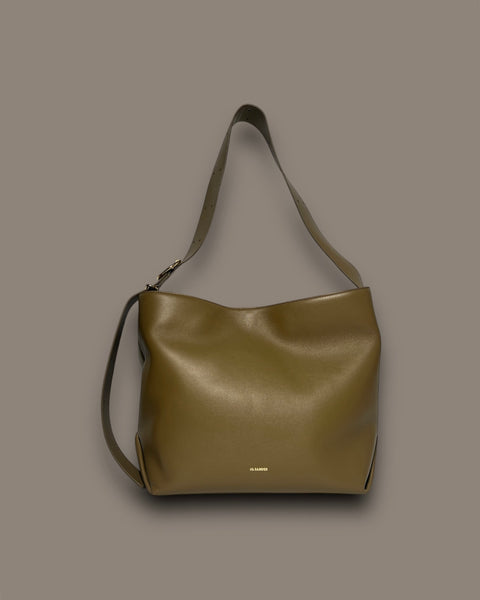 Borsa tote Cannolo in pelle media