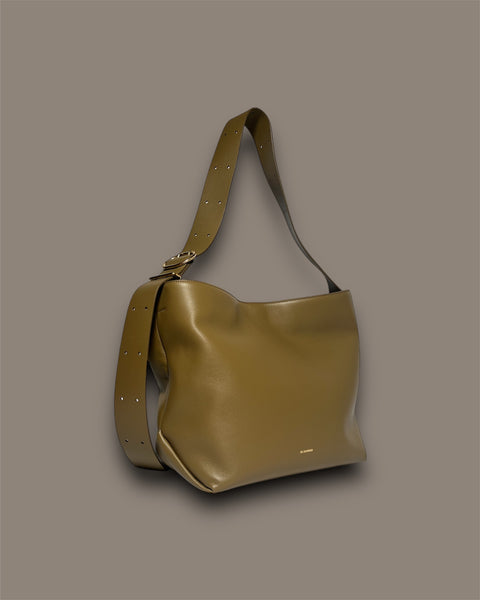 Borsa tote Cannolo in pelle media